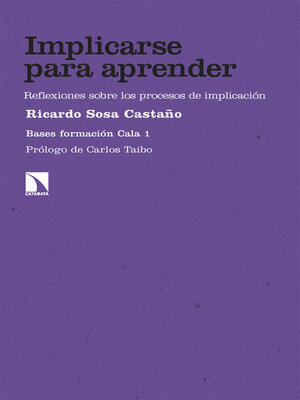 cover image of Implicarse para aprender